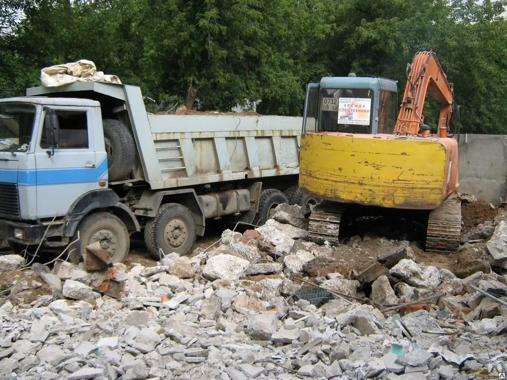 Вывоз бетонного боя и утилизация в Волхове в октябре